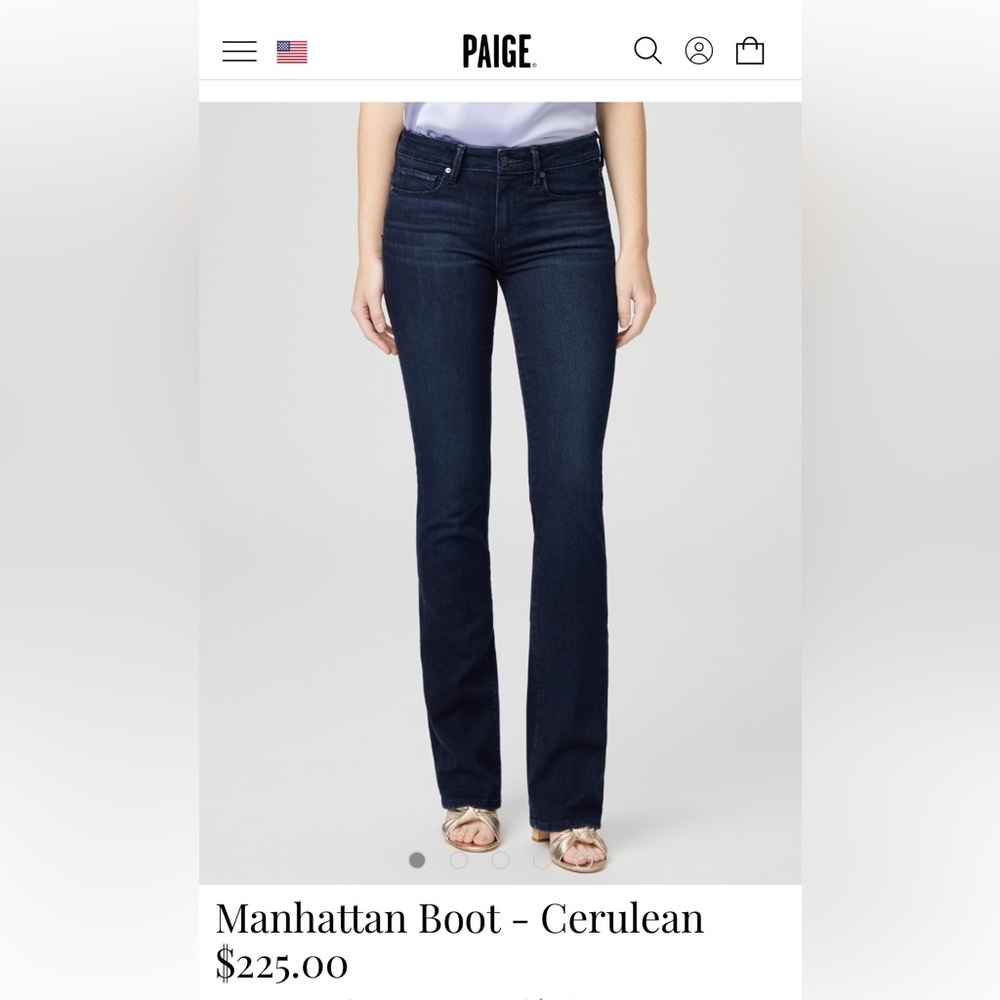 Paige Denim Manhattan Jean Size 26